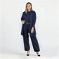 🔥Last day offer: 50% off-Elegant Longline Cardigan & Top & Pants 3-Pieces Set