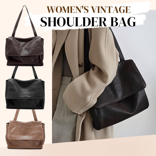 🥰Quality Is Everything💎Vintage cowhide women's shoulder bag