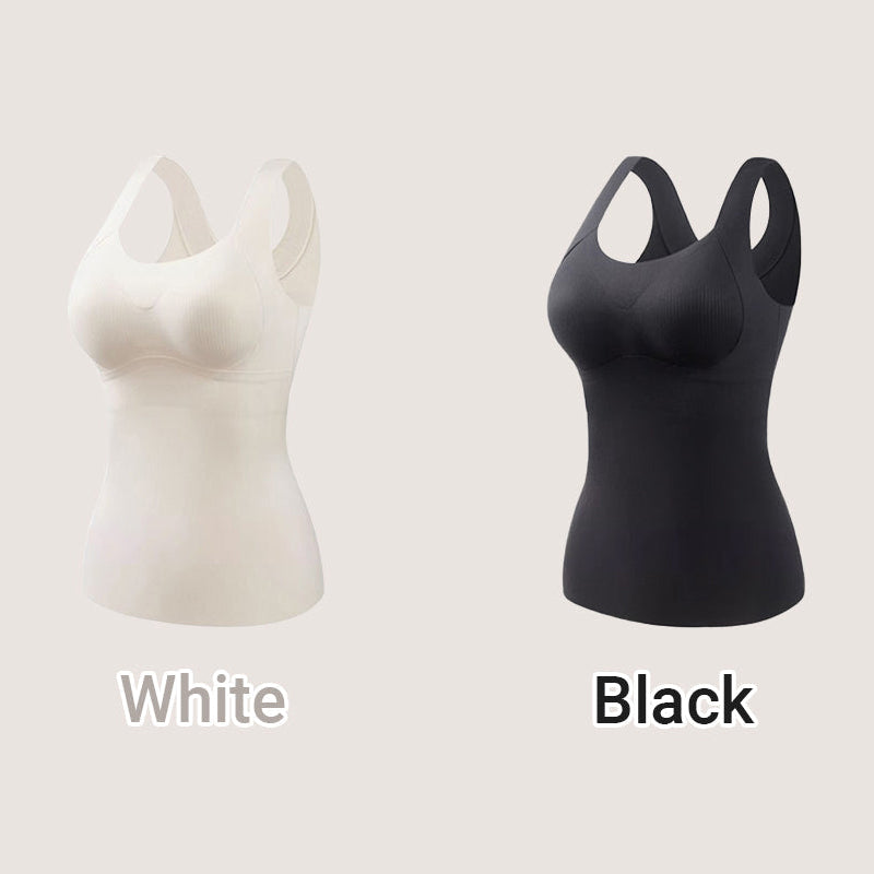❄️ Lightweight Warmth | Women's Thermal Tank Top with Built-In Bra