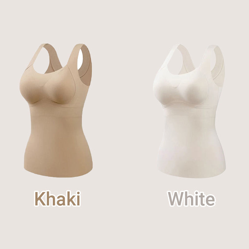 ❄️ Lightweight Warmth | Women's Thermal Tank Top with Built-In Bra