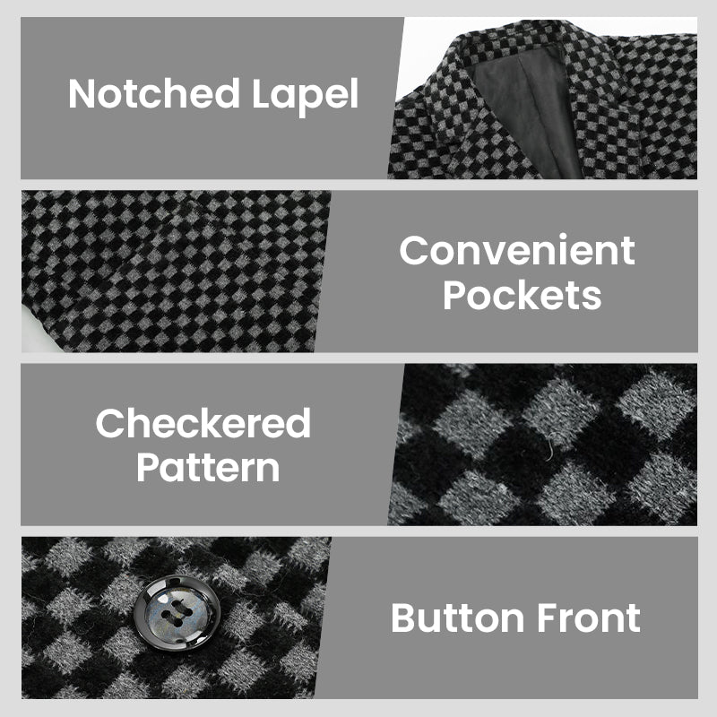 🎉Black Friday Series - Early Bird Price💖Men's Slim-fit Casual Suit Jacket【Comfortable and warm】