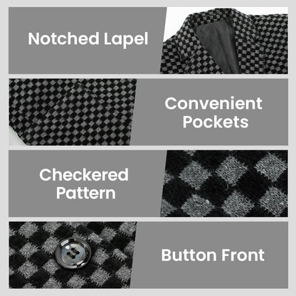 🎉Black Friday Series - Early Bird Price💖Men's Slim-fit Casual Suit Jacket【Comfortable and warm】