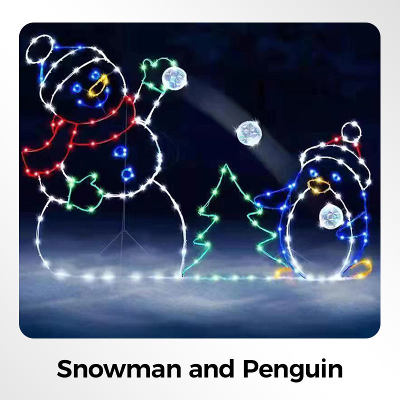 🎅Christmas Pre-Sale🎁Playful Animated Snowball Light