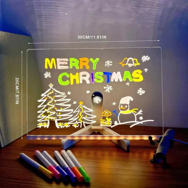 ✨Limited-time offer, ⏳🎨 Children's LED Light-Up Drawing Board