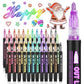🎅Christmas Special Deals⚡50K+ SOLD!🎁🎨Double Outline Glitter Coloring Pen Set🌟