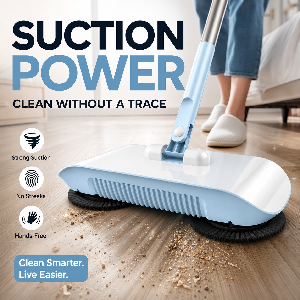 🥳2026 HOT SALE🥳50K+ SOLD!!💞SMART ROBOT VACUUM CLEANER MOP & BROOM