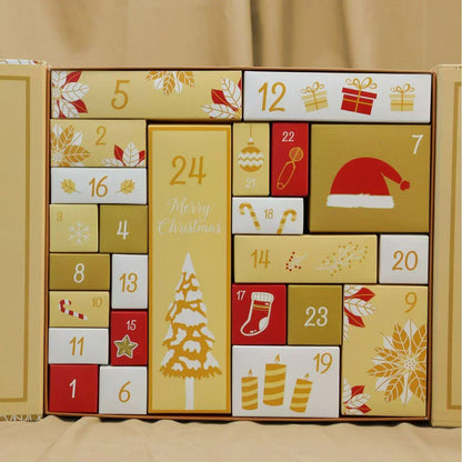 🎁2025 Exquisite square Christmas countdown calendar