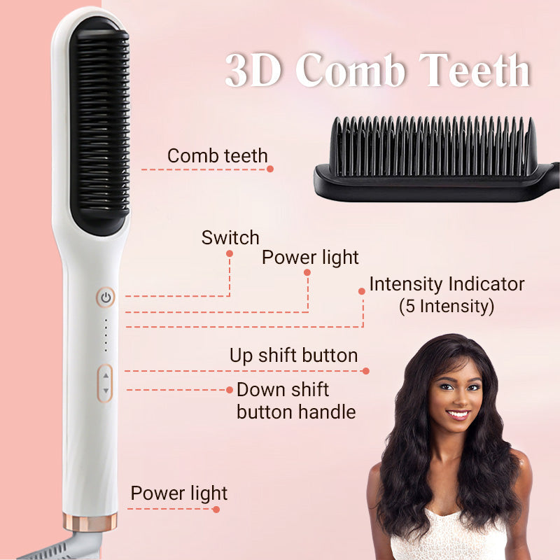 ✨Last Day Special Price!💥Negative Ion Hair Straightener Styling Comb💇‍♀