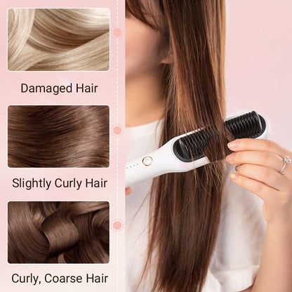✨Last Day Special Price!💥Negative Ion Hair Straightener Styling Comb💇‍♀