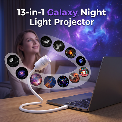 🌌 2026 Sale — Over 27,000 Sold! 💫 USB Star Projector Lamp – Dreamy Galaxy Nights ✨