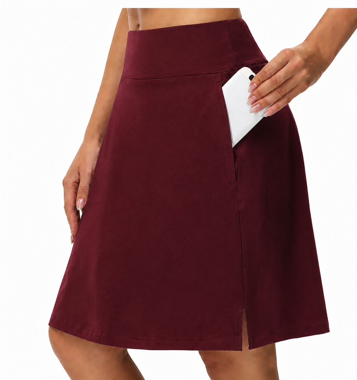 Women's 20" Knee Length Skorts Golf Tennis Skirt