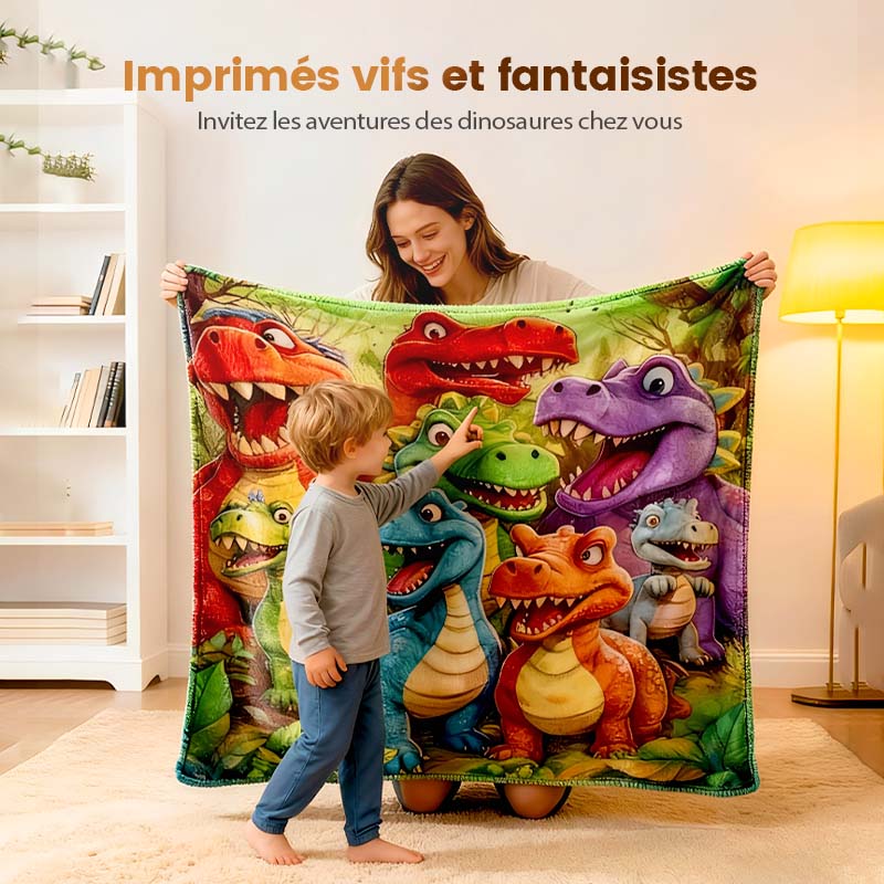 🥳2026 HOT SALE🥳💞50K+ SOLD!💥🦖🔥 50% OFF! Artistic Print Flannel Throw Blanket – Ultra-soft, skin-friendly & warm. Vibrant designs brighten any room. Machine washable, stays cozy wash after wash. Perfect for sofa or bed. 🌿✨