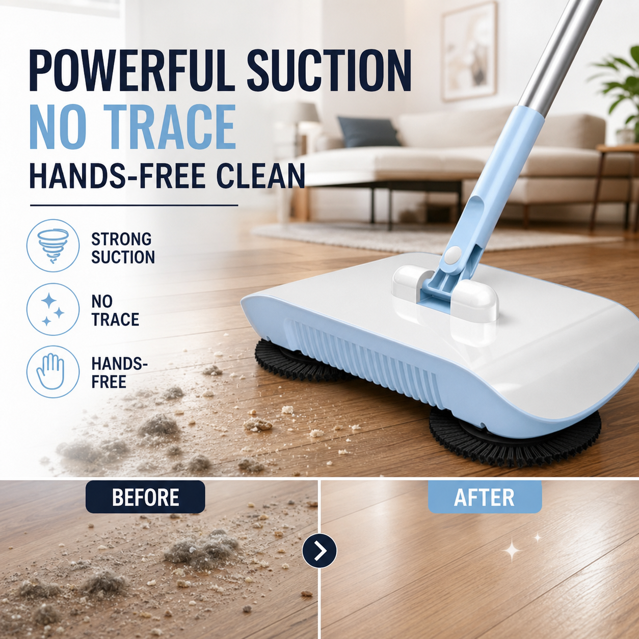 🥳2026 HOT SALE🥳50K+ SOLD!!💞SMART ROBOT VACUUM CLEANER MOP & BROOM