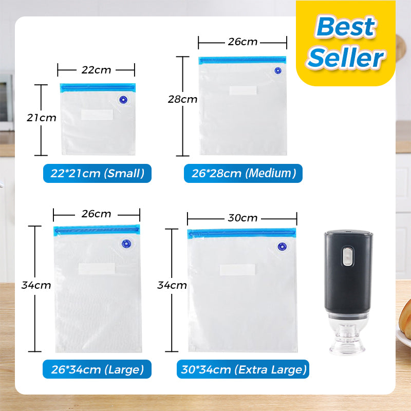 💥HOT SALE 50% OFF🎉Kitchen Vacuum Sealer Bag Set