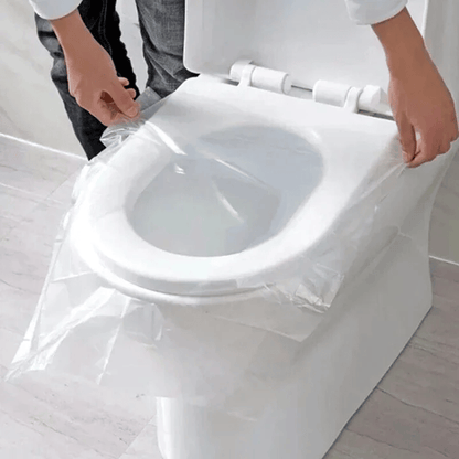 🎁2025 Hot Sale🎁- 49% OFF💥 Disposable Plastic Toilet Seat Cover - No Worry Of Public Toilet Anymore👋