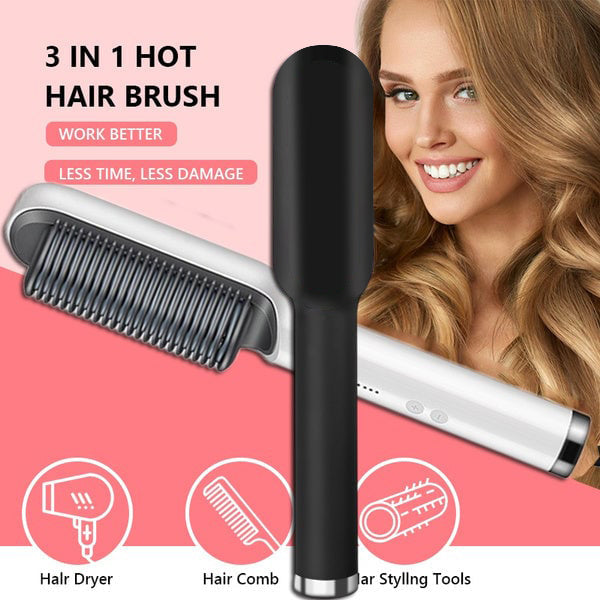 ✨Last Day Special Price!💥Negative Ion Hair Straightener Styling Comb💇‍♀