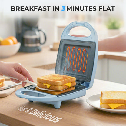 Compact Multi-Function Fast Heating Sandwich Maker