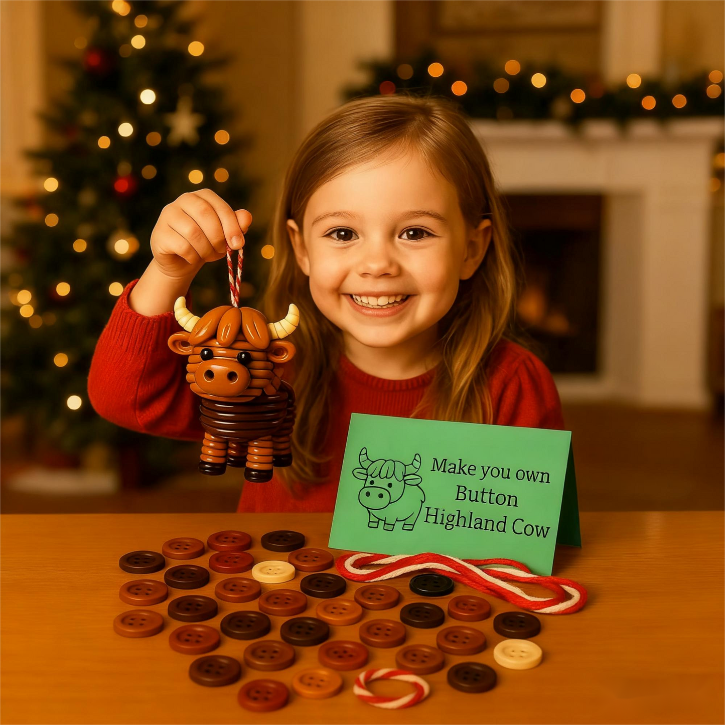 ⏰Last Day Promotion✨DIY Button Animal Ornaments