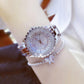 Women’s Diamond-encrusted Waterproof Watch