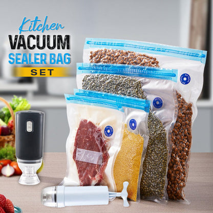 💥HOT SALE 50% OFF🎉Kitchen Vacuum Sealer Bag Set