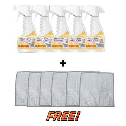 🔥 Multifunctional Powerful Kitchen Foam Cleaner🏠Complimentary Specialised Cleaning Coth
