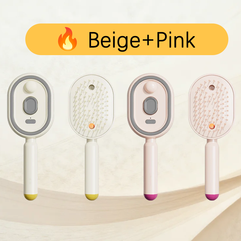 50K+ SOLD!🔥ProGlide™🇬🇧 Scalp Massager Comb 💆‍♀️ – Self-Cleaning 🧼, Tangle-Free ✂️ & Frizz-Control Hair Brush with Soothing Mist Spray 💨✨ | Perfect for Dry, Brittle Hair 💧🌟
