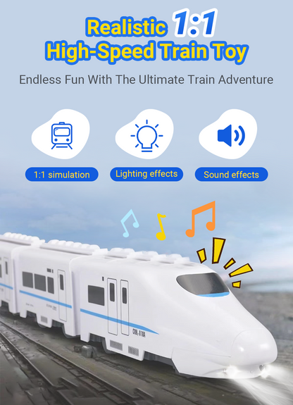 🚅Electric Universal Simulation High Speed Railway Harmony Train Toy