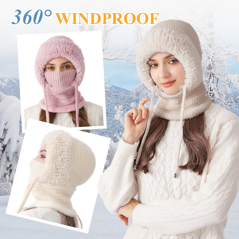 🔥Christmas Sale 50% OFF🔥Women's Outdoors Windproof Scarf Hat🌙 Free Moon & Star Necklace for first 100 orders! 🎁