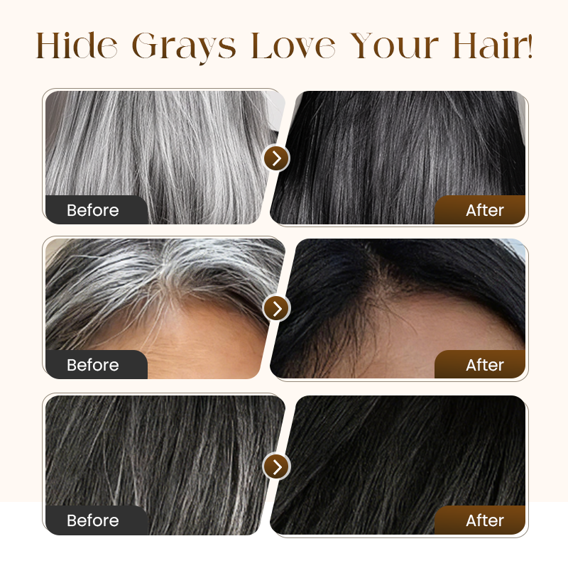 ⏳Time-Limited Special⏰2-in-1 Convenient Hair Dye Comb For Gray Hair