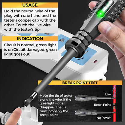 🎉Buy 2 Get 1 Free🎉2-in-1  High Torque Strong Magnetic Screwdriver Electricity Detector