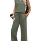 💕Hot Sale  50% OFF🔥New Women's  Sleeveless Top & Wide-Leg Pants Set