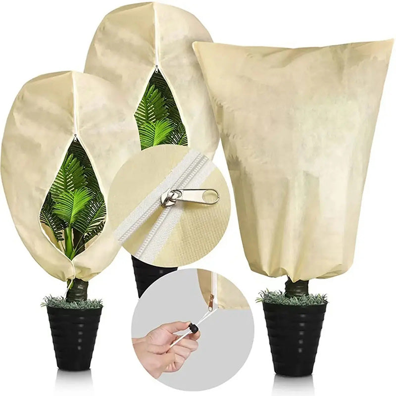 🔥Sale 50% OFF！Plant Thickened Drawstring Bag Freeze Protection Covers