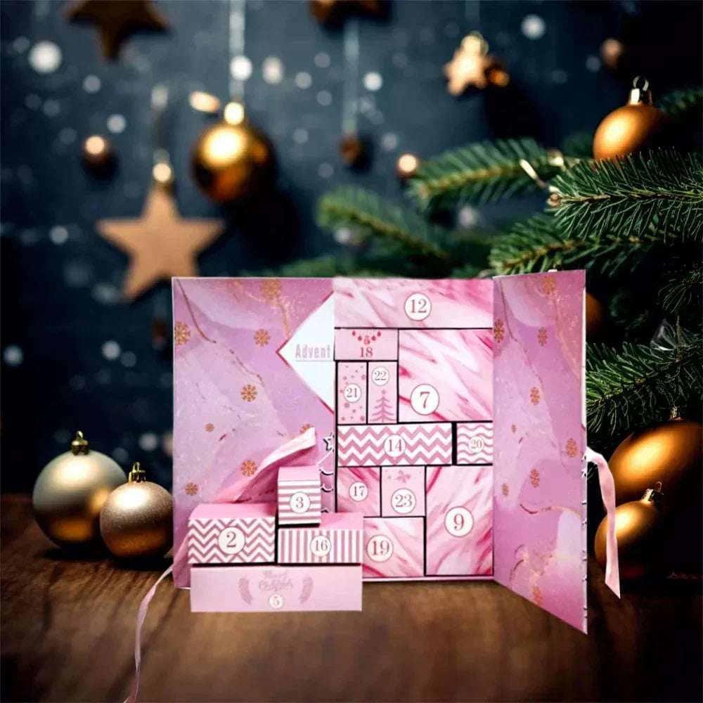 🎁2025 Exquisite square Christmas countdown calendar