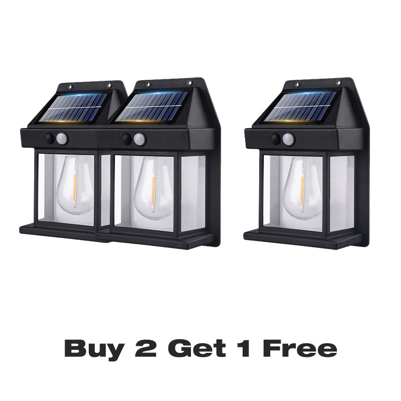 🎉50% OFF🎉SOLAR WALL LIGHT💡-Motion Sensor & Weatherproof, Automatic Dusk to Dawn Operation, Easy Installation for Garden and Pathway🌟
