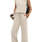 💕Hot Sale  50% OFF🔥New Women's  Sleeveless Top & Wide-Leg Pants Set