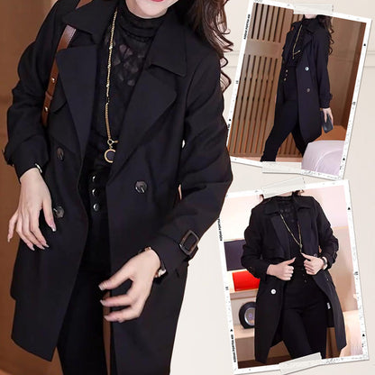 🌸Spring Specials🌸  Comfortable Waisted Lapel Trench Coat