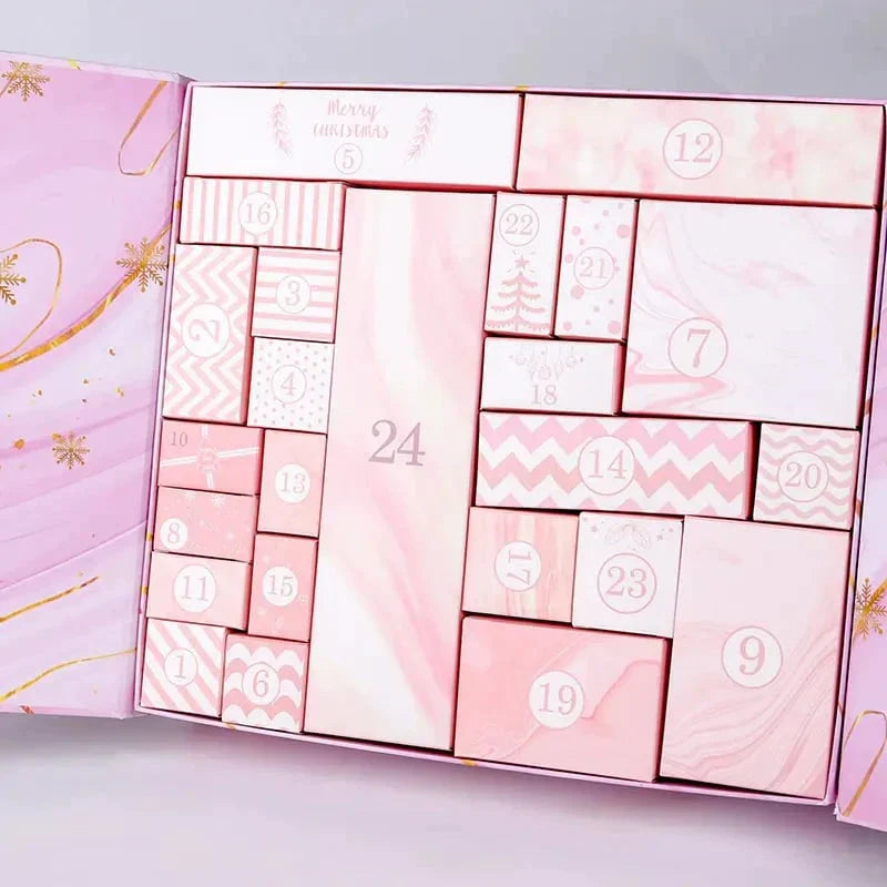 💝Best Gift💝24 Days of Surprises — Pink Marble Advent Calendar 2025