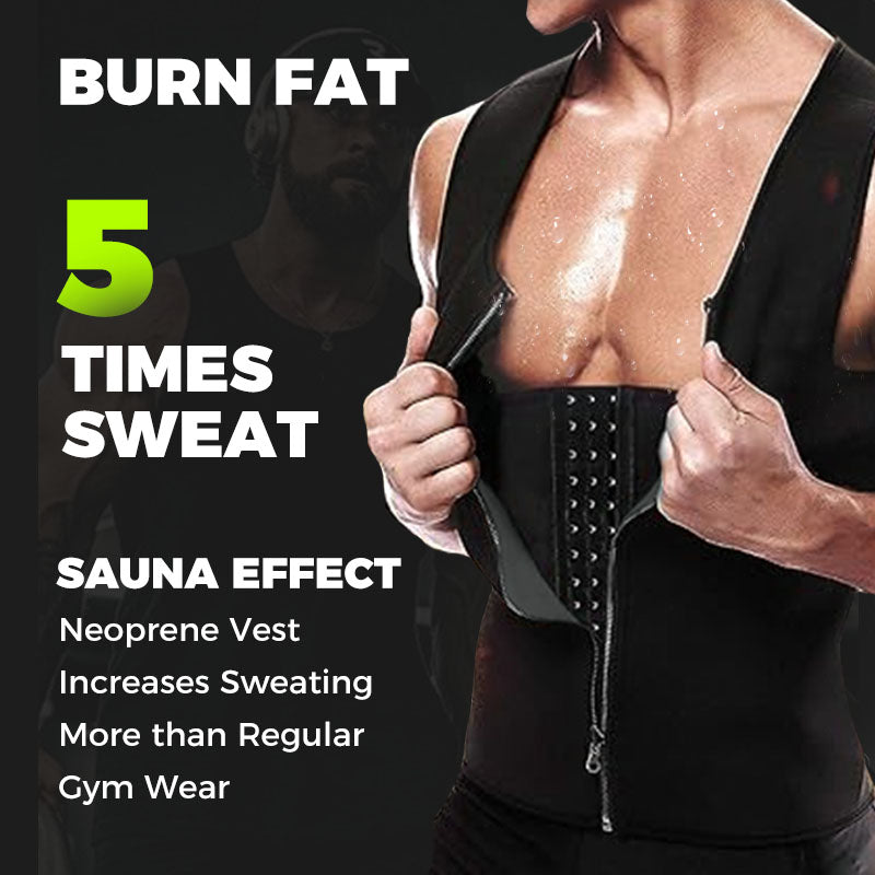 ⏳Time-Limited Special⏰Men's Zip-Up Waist Trainer Vest