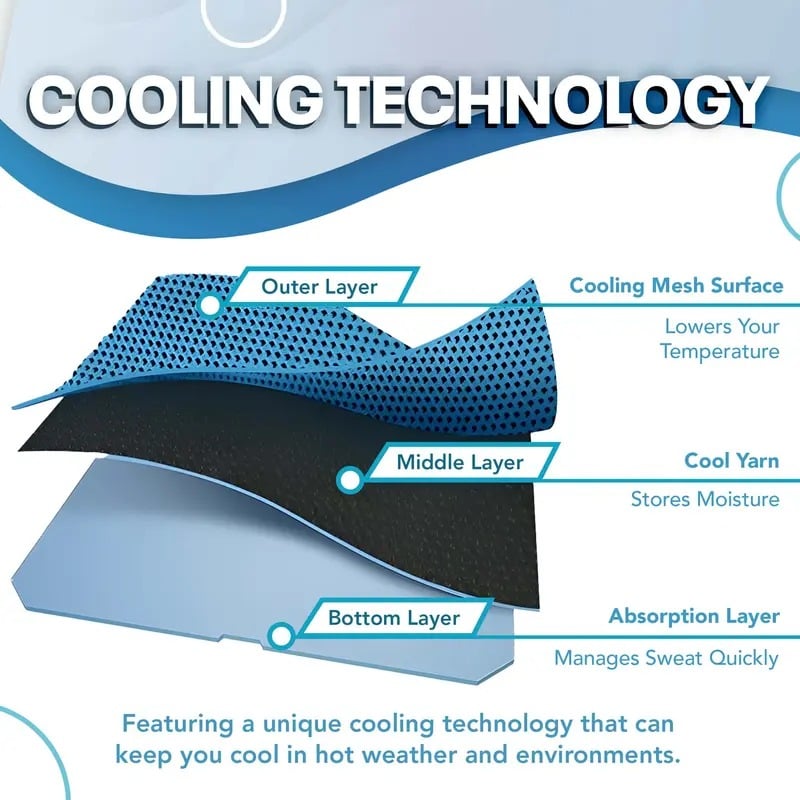 🔥❄️ Stay Cool Anywhere with This Instant Cooling Towel! ❄️🔥⏰Buy 1 Get 1 Free🔥Absorbent Quick-Drying Gym Cooling Towels
