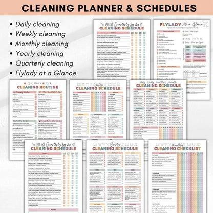 🔥LAST DAY 49% OFF-ADHD Cleaning & Organizing Toolkit - Chore Planner✔