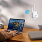 🎁Last Day Promotion 50% 🔥WiFi Extender 2025,1200Mbps Dual Band (5GHz/2.4GHz) Signal Booster, Covers 10,000 sq. ft & 50 Devices, Repeater with Ethernet Port