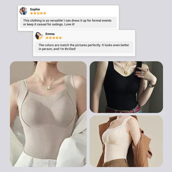 ❄️Winter Specials❄️ Women's Thermal Tank Tops With Built-in Bra