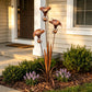 🏡Three Calla Lilies Garden Stake with Bells