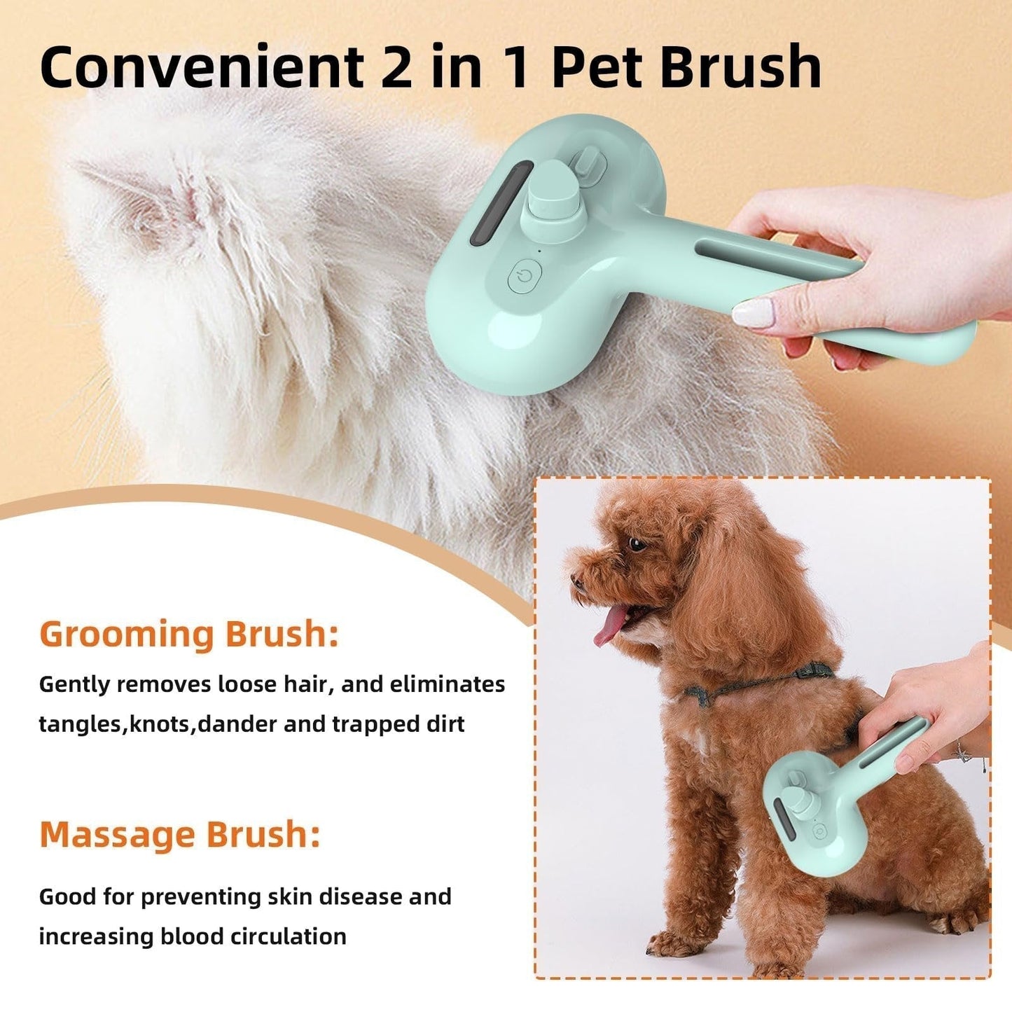 🐱2025 Hot Sale 50% Off🐶Pet Spray Hair Removal Com