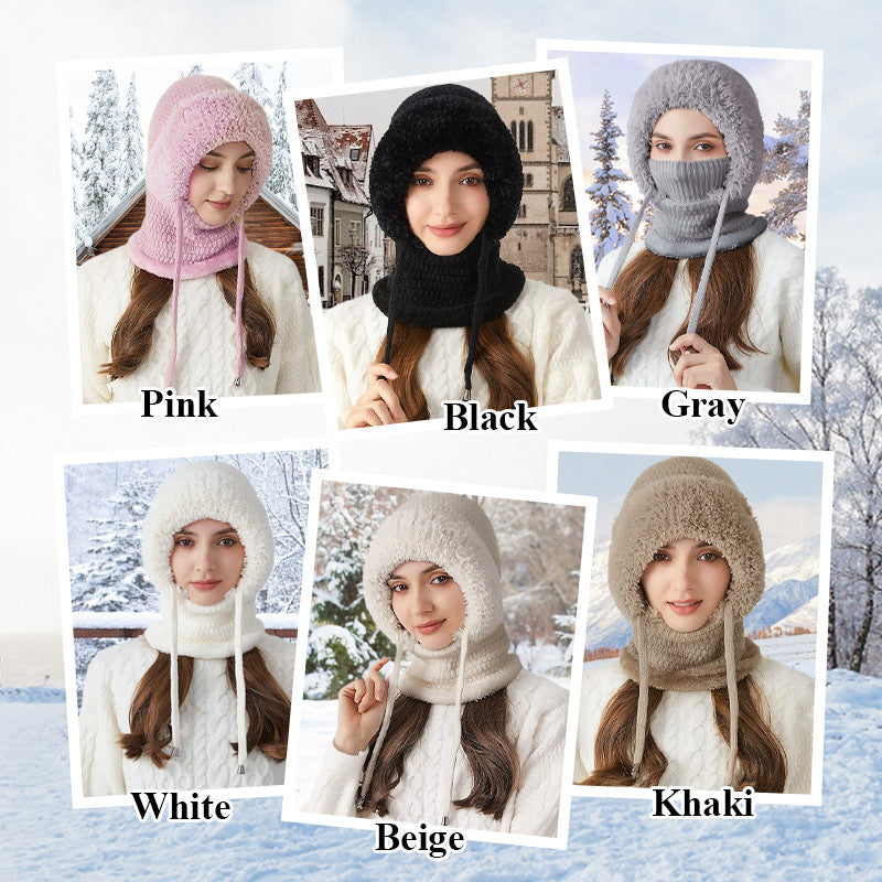 🔥Christmas Sale 50% OFF🔥Women's Outdoors Windproof Scarf Hat🌙 Free Moon & Star Necklace for first 100 orders! 🎁