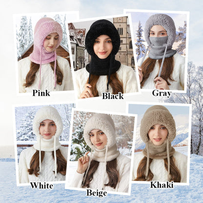 ❄️Women's Outdoors Windproof Scarf Hat