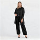 🔥Last day offer: 50% off-Elegant Longline Cardigan & Top & Pants 3-Pieces Set
