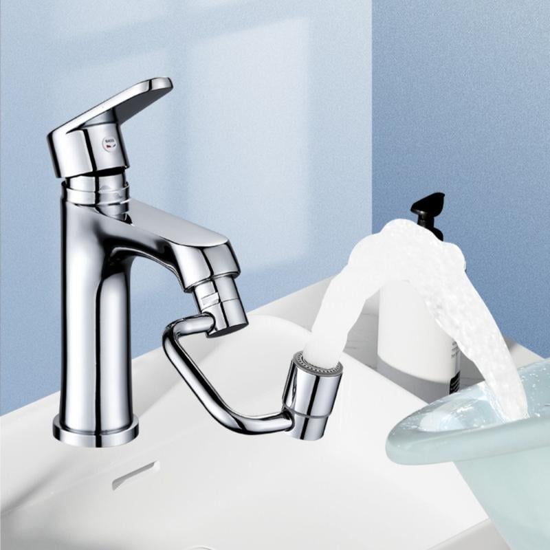 🔥HOT SALE 50% OFF🎁🚰 Upgrade Your Washing Routine✨ TTZZ 1440° Rotatable Faucet Aerator Extension - For Effortless, All-Angle Control!