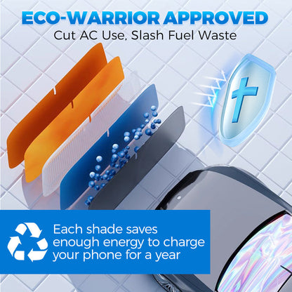 🌞 Summer Hot Sale 49% OFF 🌈Laser Car Windshield Sunshade