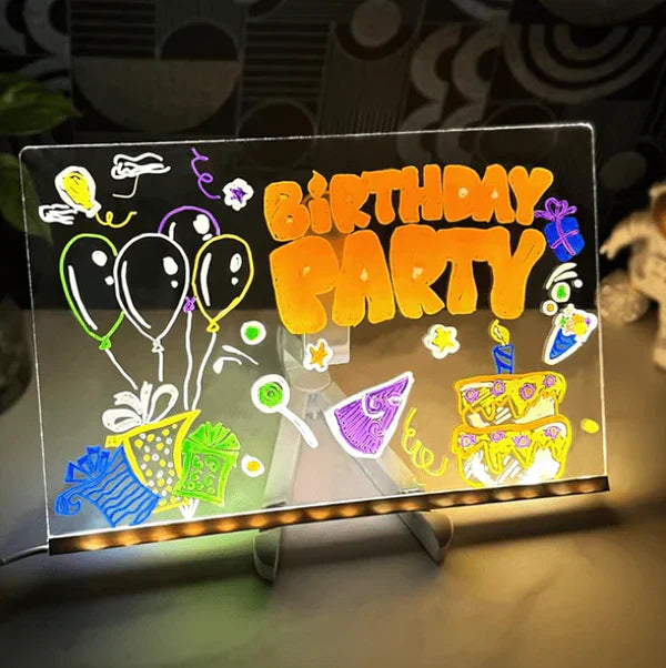 ✨Limited-time offer, ⏳🎨 Children's LED Light-Up Drawing Board